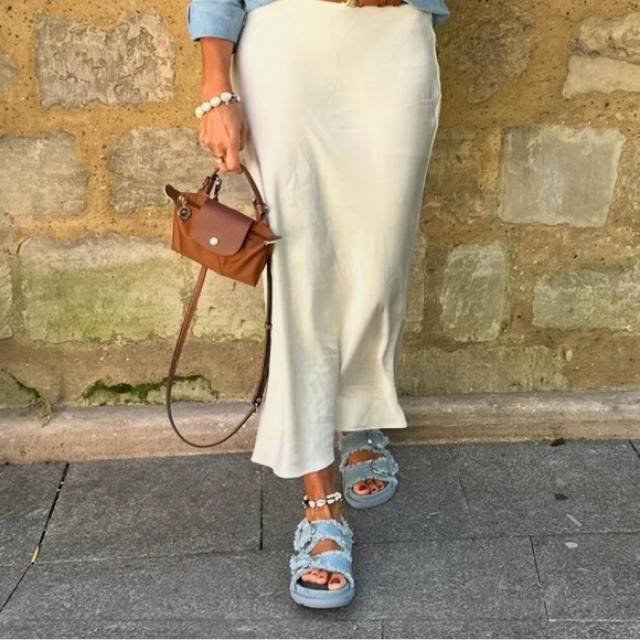 Longchamp | Le Pliage Cognac Original Pouch w Handle + Long Strap kit installed - Picture 11 of 16